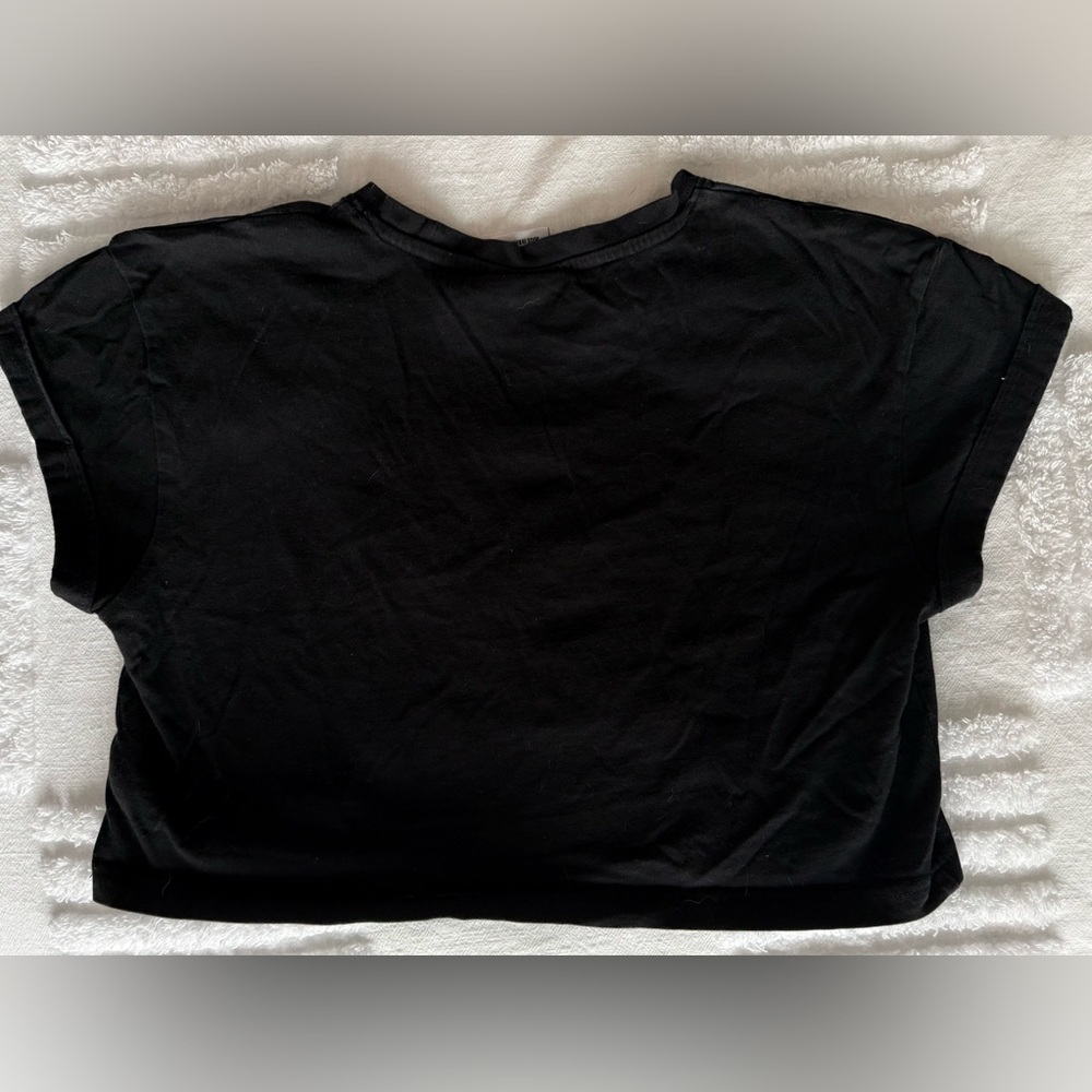 Gymshark Black Cropped Tee - Picture 4 of 4